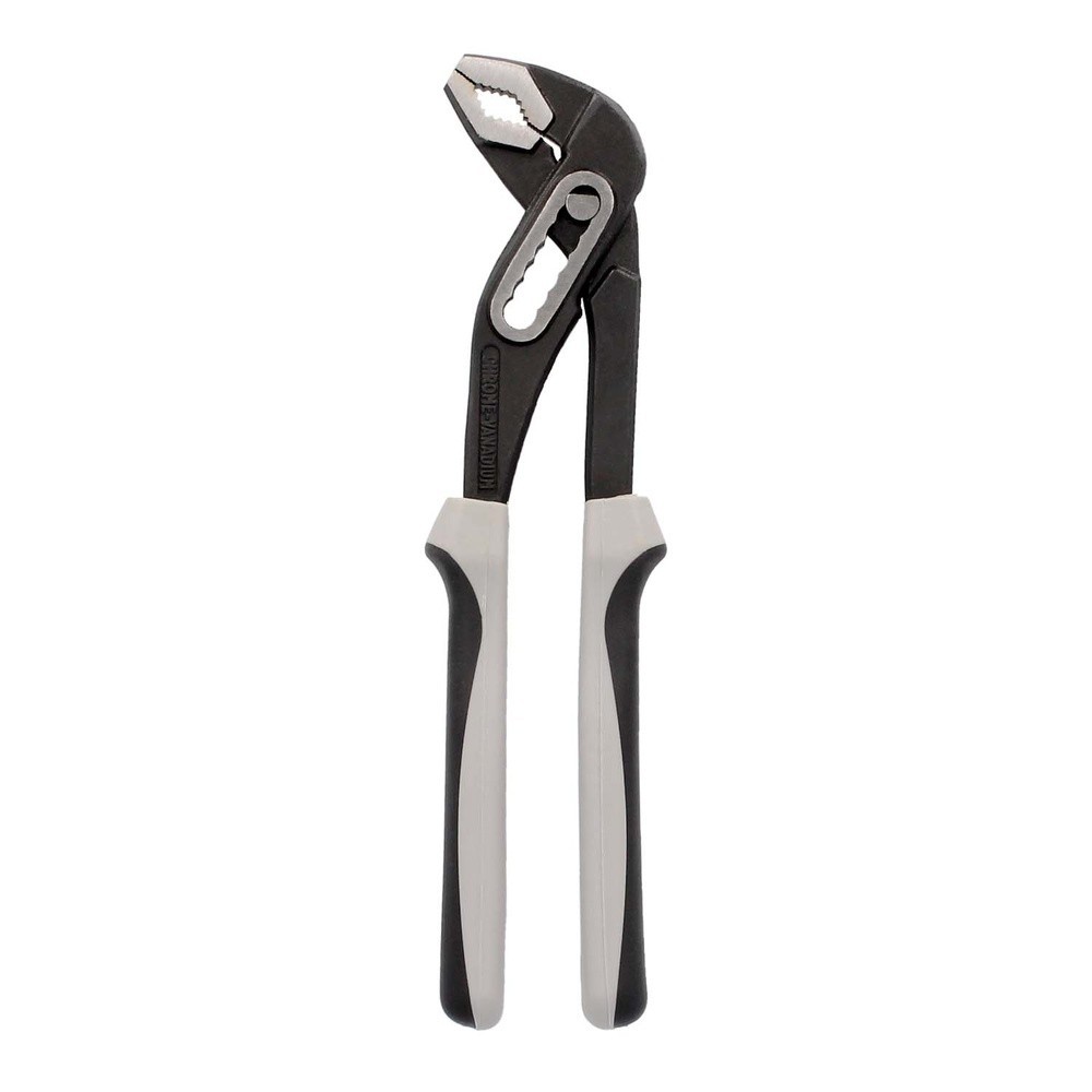 Tenazas Apertura Múltiple Negra Plus 250 mm, mangos Engomados DIN 8976, Pico De Loro, Alicates Extensibles, Tenazas Fontanero al