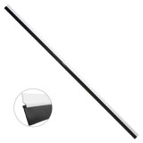 Burlete Para Puertas De Garaje Aluminio Blanco Con Goma 2,5 m, Perfil Bajo Cochera Cepillo De Puerta, Burlete Garaje al por Mayo