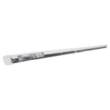 Burlete Para Puertas De Garaje Aluminio Blanco Con Goma 2,5 m, Perfil Bajo Cochera Cepillo De Puerta, Burlete Garaje al por Mayo