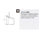 Recogedor Persiana Mini  6 Metros Abatible Cinta 14 mm, al por Mayor | Almacén de Ferretería