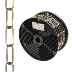 Cadena Decorativa Lisa Cuero 3,4x43 mm, Rollo 20 metros