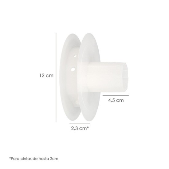 Disco Plastico Compacto Para Persianas, Rodamieto 120x40 mm, Para cintas hasta 20 mm, al por Mayor | Almacén de Ferretería
