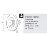 Disco Persiana Plastico Octogonal 160x60 mm, Cinta 22 mm, al por Mayor | Almacén de Ferretería