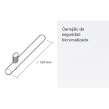 Cerrojillo Persiana Seguridad 120x5,5 mm, al por Mayor | Almacén de Ferretería