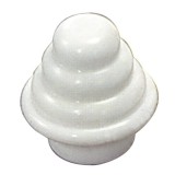 Terminal Barra Exterior Tubo 12 mm,Ø Blanco al por Mayor | Almacén de Ferretería