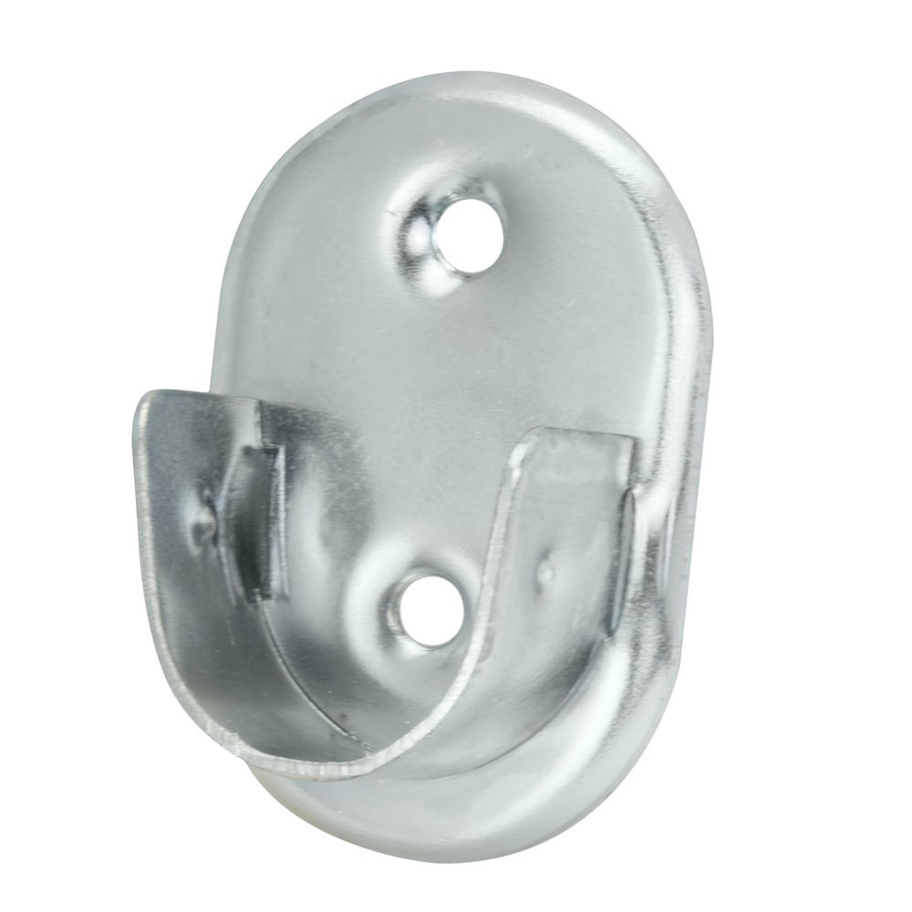 Soporte Lateral Oval Zincado Lateral Ø 19 mm, al por Mayor | Almacén de Ferretería