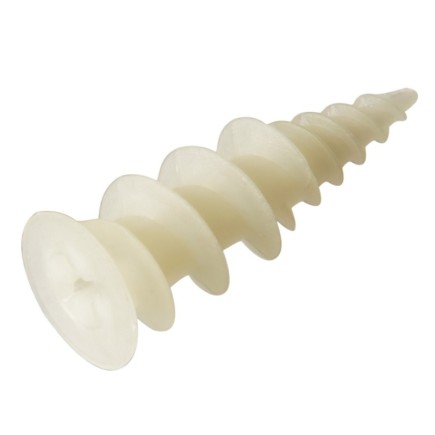 Taco Nylon Para Carton-Yeso   SP 6x37 mm, (Caja de 250 piezas)