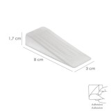 Cuñas para Puerta Transparentes (Blister 2 unidades) al por Mayor | Almacén de Ferretería