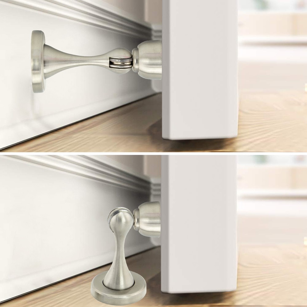 Tope Puerta Retenedor Magnetico Extrafuerte Acero Inoxidable Para Pared y Suelo al por Mayor | Almacén de Ferretería
