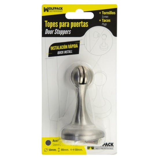 Tope Puerta Retenedor Magnetico Extrafuerte Acero Inoxidable Para Pared y Suelo al por Mayor | Almacén de Ferretería