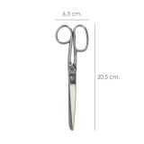 Tijera Modista 8,0" / 205 mm, tijera De Costura Multifunción Acero Inoxidable Ideal Para Cortar Todo Tipo De Telas, Manualidades