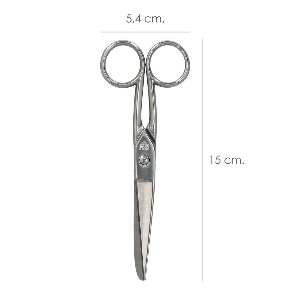 Tijera Costura 6,0" / 150 mm, Tijera De Costura Multifunción Acero Inoxidable Ideal Para Cortar Todo Tipo De Telas, Manualidades