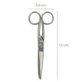 Tijera Costura 6,0" / 150 mm, Tijera De Costura Multifunción Acero Inoxidable Ideal Para Cortar Todo Tipo De Telas, Manualidades