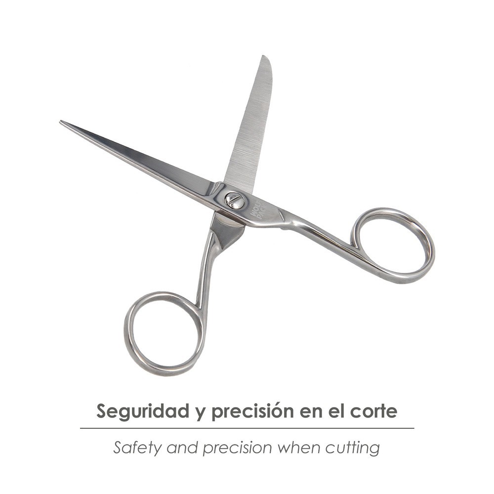 Tijera Costura 5,0" / 125 mm, tijera De Costura Multifunción Acero Inoxidable Ideal Para Cortar Todo Tipo De Telas, Manualidades