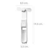 Mini Ventilador Plegable Recargable A Bateria, 3 Velocidades Funcion Powerbank al por Mayor | Almacén de Ferretería