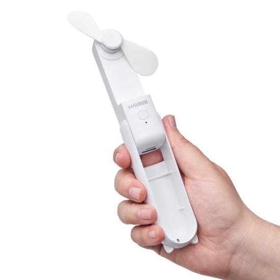 Mini Ventilador Plegable Recargable A Bateria, 3 Velocidades Funcion Powerbank al por Mayor | Almacén de Ferretería