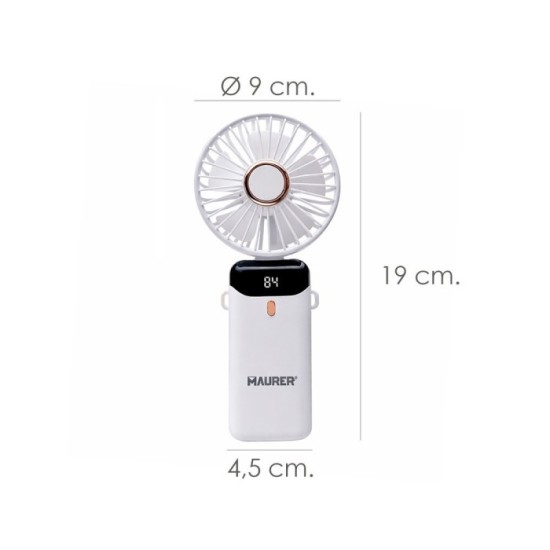 Mini Ventilador Plegable Recargable A Bateria, 5 Velocidades al por Mayor | Almacén de Ferretería