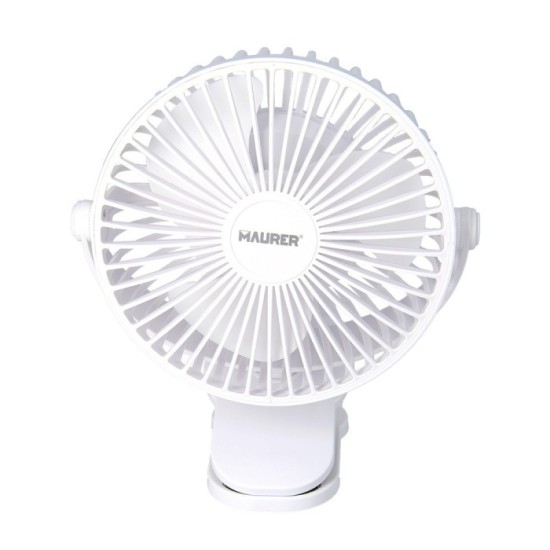 Ventilador Con Clip Sobremesa Ø 15 cm, Recargable al por Mayor | Almacén de Ferretería