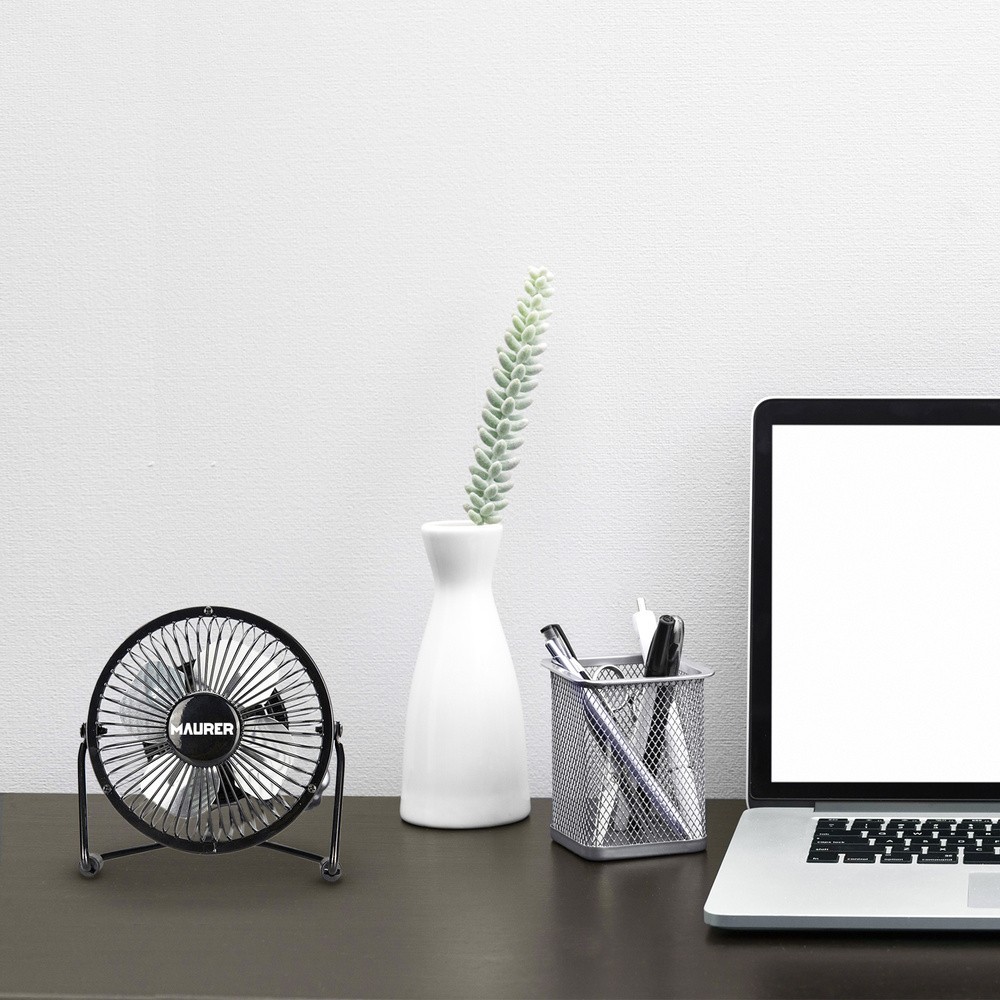 Ventilador Sobremesa Ø 10 cm, Funcionamiento USB al por Mayor | Almacén de Ferretería
