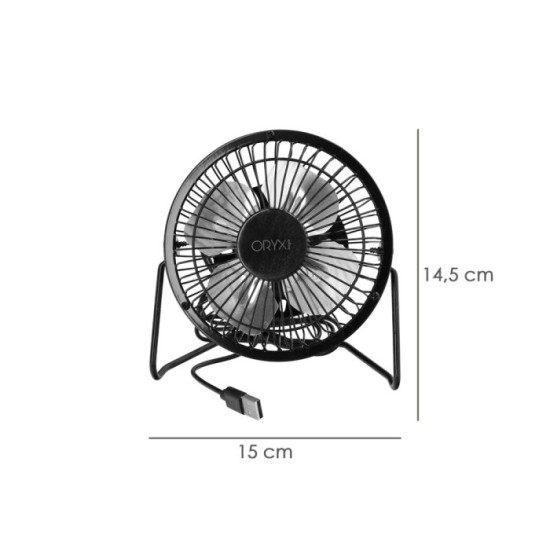 Ventilador Sobremesa 10 cm, 2,5 Watt USB, al por Mayor | Almacén de Ferretería