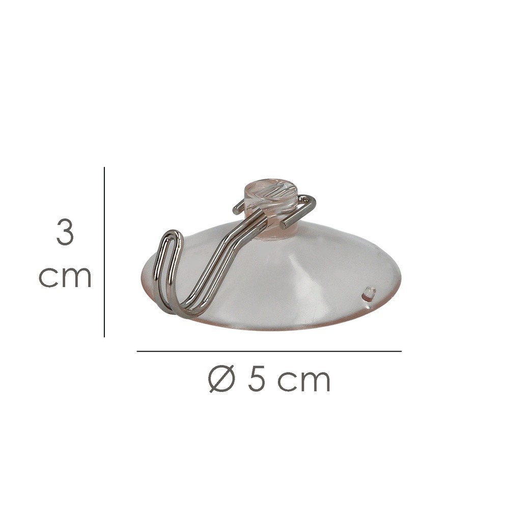 Colgador Oryx Ventosa 50 mm, (Blister 2 Unidades) al por Mayor | Almacén de Ferretería