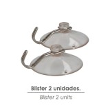Colgador Oryx Ventosa 50 mm, (Blister 2 Unidades) al por Mayor | Almacén de Ferretería