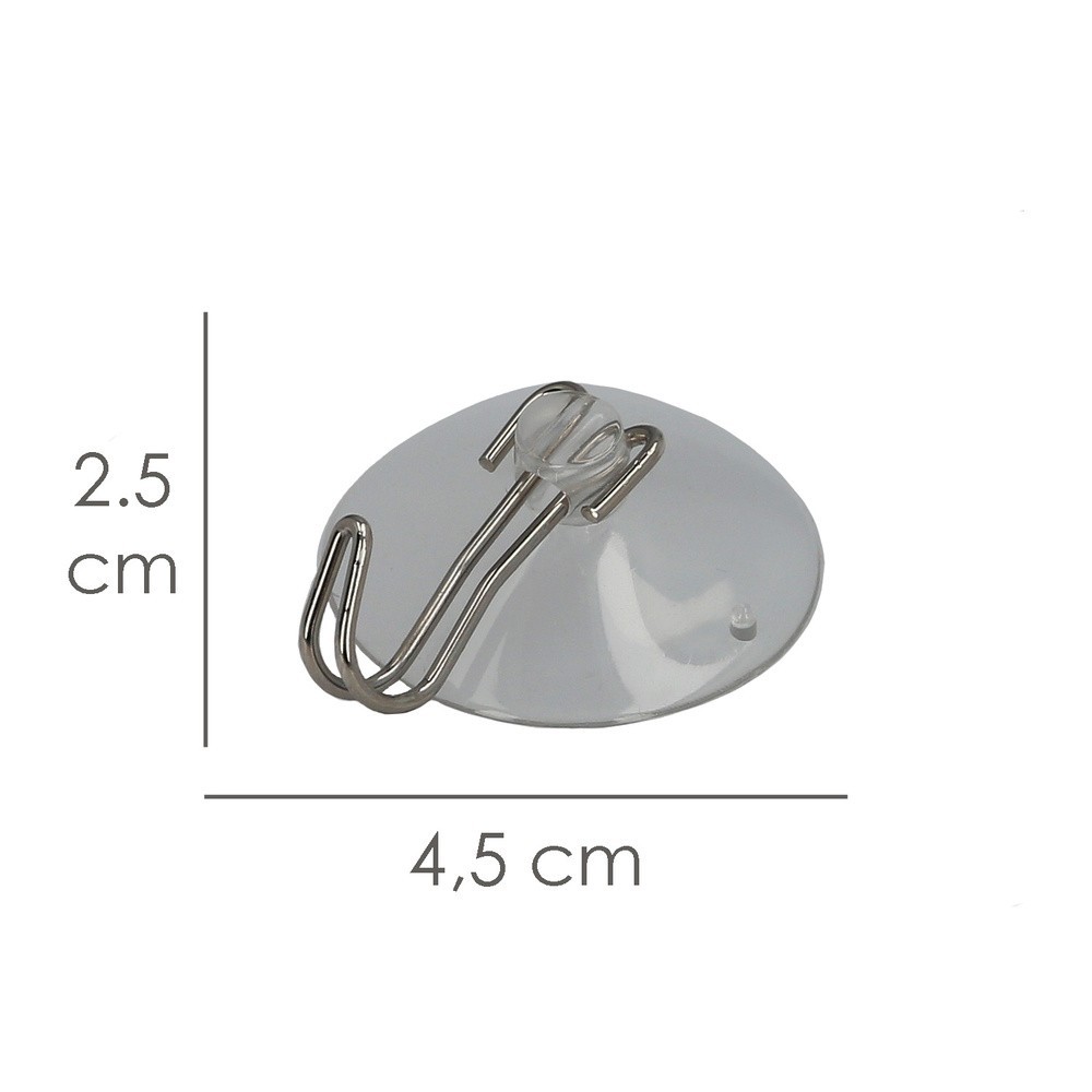 Colgador Oryx Ventosa 38 mm, (Blister 4 Unidades) al por Mayor | Almacén de Ferretería