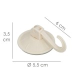 Colgador Oryx Ventosa Accionable 54 mm, (Blister 2 Unidades) Adhesivo al por Mayor | Almacén de Ferretería