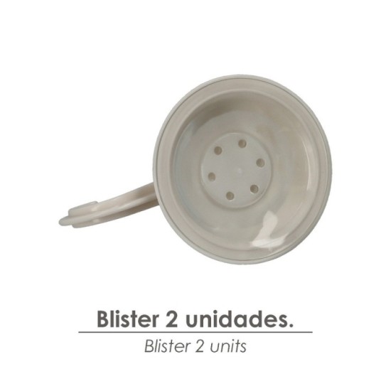 Colgador Oryx Ventosa Accionable 54 mm, (Blister 2 Unidades) Adhesivo al por Mayor | Almacén de Ferretería