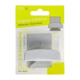 Colgador Percha Adhesivo Acero Inoxidable Color Gris al por Mayor | Almacén de Ferretería