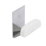 Colgador Percha Adhesivo Acero Inoxidable Color Metalizado / Blanco al por Mayor | Almacén de Ferretería