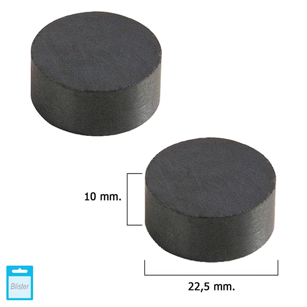 Iman Wolfpack Ferrita Redondo Ø 22,5x10 mm, (Blister 2 Piezas) al por Mayor | Almacén de Ferretería