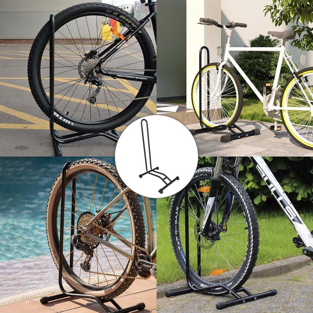 Soporte Para Bicicletas De Suelo, Ancho Rueda 6,5 cm, tacos Antideslizantes, Caballete Bicicleta, Soporte E Bike al por Mayor | 