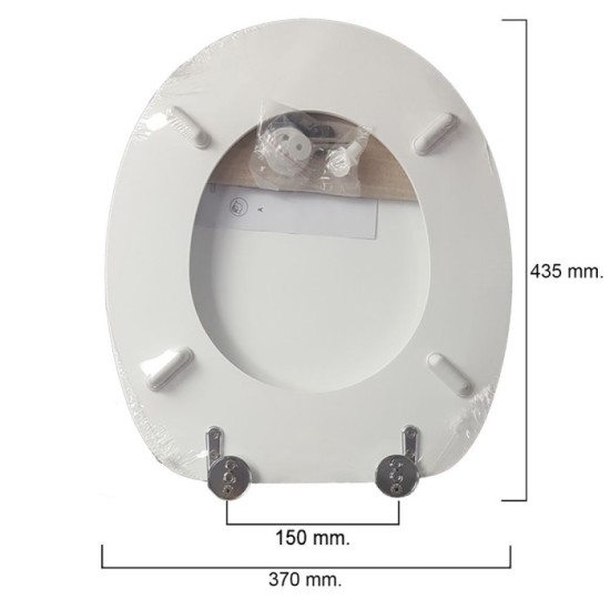 Tapa Wc  Blanco Deluxe al por Mayor | Almacén de Ferretería