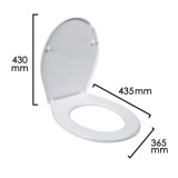 Tapa Wc  Blanco Basic al por Mayor | Almacén de Ferretería
