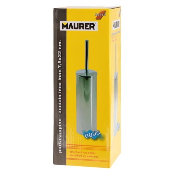 Escobillero Maurer Wc Suelo Inoxidable al por Mayor | Almacén de Ferretería
