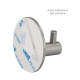 Gancho Colgador Baño Individual Toallas / Albornoz Color Inox Autoadhesivo Resistente, Sin Tornillos al por Mayor | Almacén de F