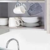 Colgador Tazas, Soporte Cocina Bajo Mueble, Acero Cuelgatazas para 10 tazas al por Mayor | Almacén de Ferretería