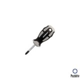 Destornillador Pozidriv Acero S2 Mango TPR Bimaterial, Medida PZ 1 x Ø 5 x 38 mm,  DIN5262, al por Mayor | Almacén de Ferretería