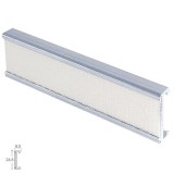 Perfil Estor Velcro P-909  3,0mt Plata al por Mayor | Almacén de Ferretería