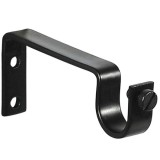 Soporte Sencillo Forja Ø 20 mm, Negro (Blister 2 Piezas) al por Mayor | Almacén de Ferretería