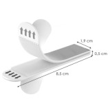 Tiras Colgadoras Adhesicas Con Velcro 19 x 85 mm, Blister 4 unidades al por Mayor | Almacén de Ferretería