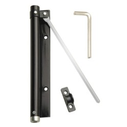 Muelle Puerta Wolfpack Aluminio Anodizado Negro (Blister 1 Pieza)