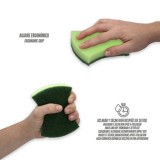 Estropajo Verde Con Esponja, Pack 3 Unidades, al por Mayor | Almacén de Ferretería