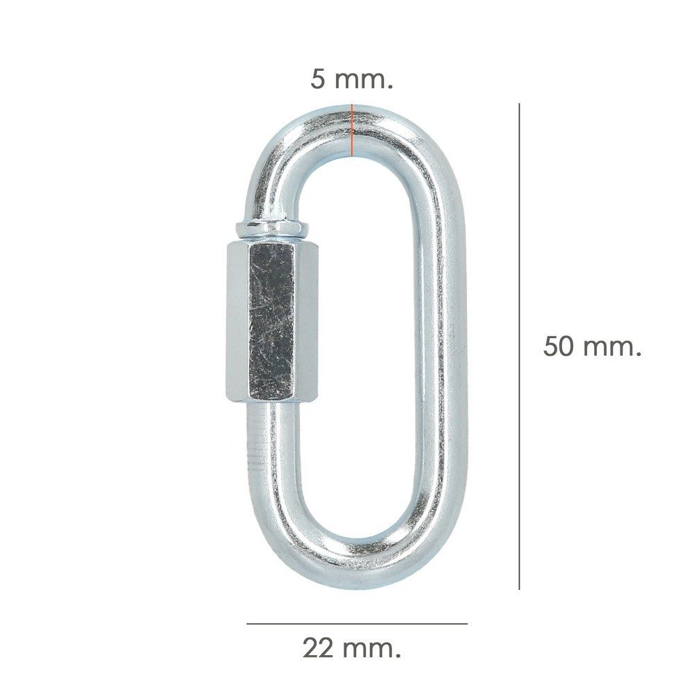 Enganche Rapido Cadena   5,0 mm, al por Mayor | Almacén de Ferretería