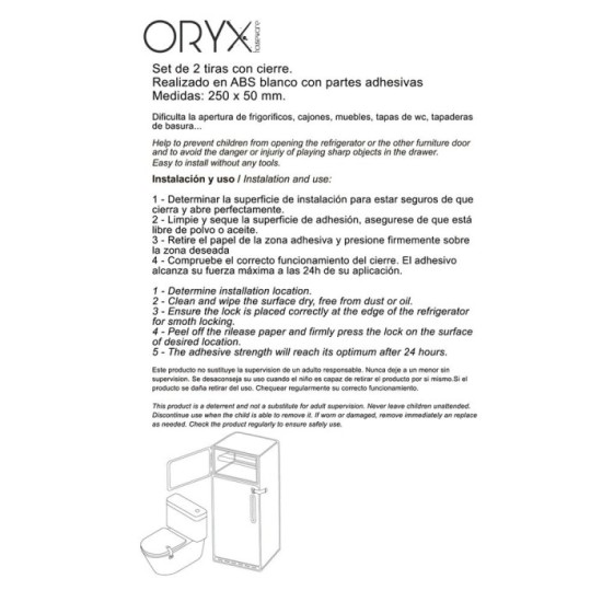 Protector Cierre Seguridad Frigorífico / Cajon (Bister 2 Piezas) al por Mayor | Almacén de Ferretería