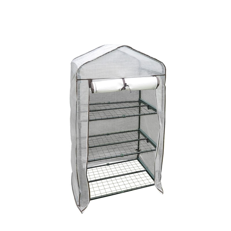 Invernadero de Jardin Portatil PVC3 Niveles 125 cm, Cultivo de plantas, esquejes, semilleros, etc,