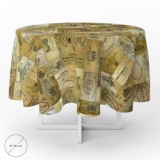 Mantel Hule Redondo Tablones Vino Impermeable Antimanchas PVC Ø 140 cm, Uso Interior y Exterior al por Mayor | Almacén de Ferret