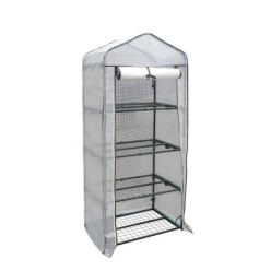 Invernadero Portatil Pvc 4 Niveles 157 cm,