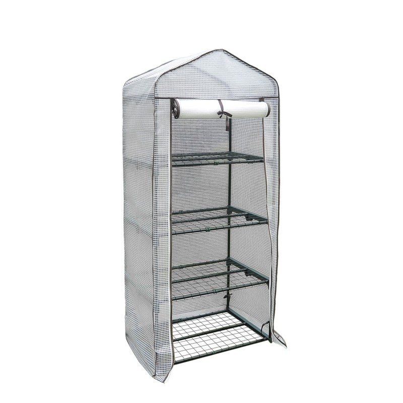 Invernadero Portatil Pvc 4 Niveles 157 cm,